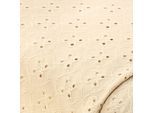 Elastik-Jersey "Lochmuster", creme