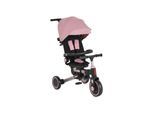Byox Dreirad Flexton 5 in 1 Laufrad Rückenlehne EVA-Reifen Becherhalter faltbar rosa