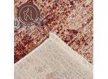 Teppich LUXOR LIVING "Rocco", rot, blau, B:160cm H:11mm L:240cm, Polyester, Teppiche, Teppich, Vintage-Look, verschiedene Designs, mit Fransen, Wohnzimmer