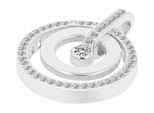 Kettenanhänger ADELIA´S "Anhänger aus 333 Gold mit Zirkonia", silber, Schmuckanhänger, Damen, Gelbgold 333, Kettenanhänger, Ideal als Geschenk für besondere Anlässe