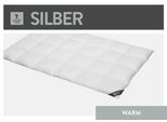 Daunenbettdecke SPESSARTTRAUM "Silber", weiß, B:200cm L:220cm, Bezug: 100% Baumwolle. Füllung: 100% Daunen, Bettdecken, hergestellt in Deutschland, allergikerfreundlich