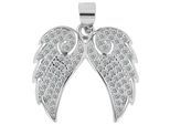 Kettenanhänger ADELIA´S "Anhänger – Flügel Anhänger aus 925 Silber mit Zirkonia", silber, Schmuckanhänger, Damen, Silber 925 (Sterlingsilber), Kettenanhänger, Zum Verschenken – passend für viele Anlässe