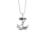 Kette mit Anhänger ADELIA´S, silber (silber, anker), Halsketten, Herren, unbekannt, Edelstahl