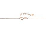 Kette ohne Anhänger ADELIA´S "Halskette mit Anhänger – Herz aus 925 Silber", rosa (gold), Halsketten, Damen, 45cm, Silber 925 (Sterlingsilber), Schöne Geschenkidee zum Geburtstag