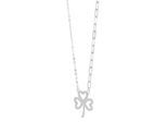 Kette ohne Anhänger ADELIA´S "Halskette mit Anhänger – Kleeblatt aus 925 Silber", silber, Halsketten, Damen, 43cm, Silber 925 (Sterlingsilber), Ein stilvolles Geschenk für besondere Momente