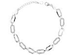 Armband ADELIA´S "Armband aus 925 Silber mit Zirkonia 18+3 cm", silber, Armbänder, Damen, 21cm, Silber 925 (Sterlingsilber), Armband, Zum Verschenken an Menschen, die Ihnen am Herzen liegen