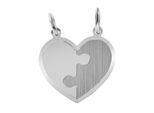 Kettenanhänger ADELIA´S "Anhänger – Herz Gravuranhänger aus 925 Silber", silber, Schmuckanhänger, Damen, Silber 925 (Sterlingsilber), Kettenanhänger, Ein Geschenk, das Freude macht