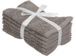 Gaestehandtuecher OTTO HOME "Regona, Gästehandtücher 30x50cm, flauschig und weich, 500 gr/m²", grau, B:30cm L:50cm, Frottier, Obermaterial: 100% Baumwolle, Handtücher, Gaestehandtuecher, Premium Handtücher mit Bordüre, Set, 100% Baumwolle, 5 Jahre Garantie
