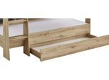 Bettschubkasten RELITA "Sway", braun (eiche artisan dekor), B:165cm H:21cm T:62cm, Holzwerkstoff, Schubladen, Bettschubkasten, bietet zusätzlich Stauraum, Rollenführung, pflegeleichte Oberfläche