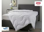 Microfaserbettdecke OTTO HOME "Mailo Bettdecke 135x200 cm, 155x220 cm", weiß, B:135cm L:200cm, Obermaterial: 100% Polyester. Füllung: 100% Polyester, Bettdecken, Microfaserbettdecke, Sommer, Winter, Decke, kuschelweicher Microfaser-Feinbatist Bezug