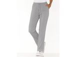 Schlupfhose CLASSIC BASICS, Damen, Gr. 24, Kurzgrößen, steingrau, 97% Polyester, 3% Elasthan, unifarben, Hosen Schlupfhose