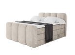 BOXBETT mit Matratze H3|H4 und Lattenrost - NINA-Z KING - 160x200 cm Casablanca - Beige