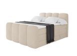BOXBETT mit Matratze H3|H4 und Lattenrost - NINA-Z KING - 120x200 cm Poso - Beige