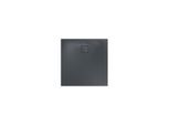 Kaldewei ALUVIA Duschwanne 325311111666 Rutschhemmend, Ablaufloch Ø 90 mm, 90 x 90 x 20 cm, cool grey 80