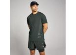 MP Herren Hybrid Mesh T-Shirt - Vintage-Schwarz - S