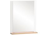 Wandspiegel Jelda ca.59,6x71,1x12,3cm Weiß
