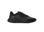 Boss Titanis leren hardloopschoenen voor heren (Zwart)