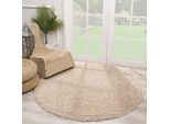 Muratap Loca shaggy rond vloerkleed hoogpolig- 240 cm rond