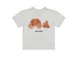 Palm Angels Kinderen/Kinderen Beer Normaal T-Shirt (Grijs Marl Marl)