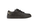 Boss Heren Gary Leren Platte Trainers (Zwart)