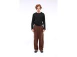 Herren Relaxed Fit Weite Beinform Pull-On-Hosen