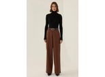 Hoge Taille Plissé Wijde Pantalon