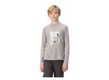 Regatta Kinderen/Kinderen Burnlee T-Shirt (Zilvergrijs gemêleerd)