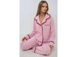 Overhemdkraag Katoenen Geruite Pyjama Set