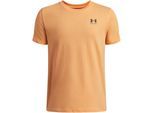 Under Armour Jongens Logo T-shirt met korte mouwen (Oranje/zwart)