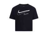 Nike Kinder Swoosh Logo T-Shirt (Zwart)