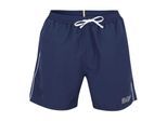 Boss Heren zwemshort met zijstreep (Donkerblauw)