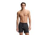 Boss Heren Iconic Zijstreep Zwemshort (Donkergrijs)