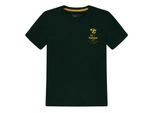 Farah T-shirt met logo en letters voor kinderen (Groen)