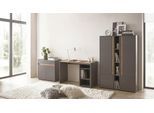 Büromöbel-Set HOME AFFAIRE "CiTY/GiRON", grau (anthrazit), B:273cm H:158cm T:120cm, Arbeitsmöbel-Sets, Büromöbel-Set