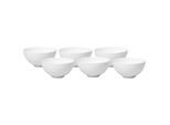 Schale VILLEROY & BOCH "Suppenschale Royal ø 11.0 cm 6er Set weiß", weiß, Schüsseln, Schale