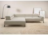 Ecksofa HOME AFFAIRE "Antonelli, L-Form, incl. Kopfteilverstellung, Breite 312 cm", beige (natur), B:312cm H:71cm T:219cm, 95% Polyester, 5% Nylon, Sofas, Ecksofa, ohne Sitztiefenverstellung, in Cord, natur