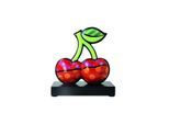 Dekofigur GOEBEL "Romero Britto - Cherries", bunt, B:16,5cm H:18cm T:9,5cm, Porzellan, Dekofiguren, Dekofigur