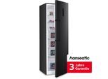 HANSEATIC Gefrierschrank, Energieeffizienz: C, schwarz, B:60cm H:185cm T:66cm, Gefrierschränke, inkl. 3 Jahre Herstellergarantie, Gefrierschrank