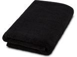Duschtuch ROSS "Vita 4004", bunt (schwarz), B:70cm L:140cm, Frottier, Obermaterial: 100% Baumwolle, Handtücher, Duschtuch, Bestickung ROSS-Emblem