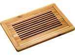 Schneidebrett KESPER "Tranchierbrett, Akazie, FSC", braun (holzfarben), B:32cm H:2cm L:47,5cm, Massivholz, Schneidebretter, Schneidebrett, abnehmbares Schneidrost
