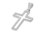 Kettenanhänger ADELIA´S "Anhänger – Kreuzanhänger aus 925 Silber", silber, Schmuckanhänger, Damen, Silber 925 (Sterlingsilber), Kettenanhänger, Ideal als Geschenk zum Weihnachten