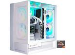 COUGAR Gaming-PC "OmnyX", weiß, Microsoft Windows 11 Home (64 Bit), 64 GB RAM 2.000 GB SSD, Desktop-PCs, Windows 11, DDR5 RAM, Wasserkühlung