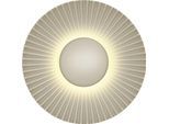 LED Wandleuchte "SHELLY", sand, 1, Ø 16cm, 1 Stk., HELL HÖLLISCH GUTES LICHT, Leuchten, LED Wandleuchte