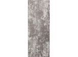 Teppich CARPET CITY "Noa 9328" Gr. 12, grau, B:80cm H:11mm L:300cm, Kunstfaser, Teppiche, Teppich, Läufer, Kurzflor, Modern, Weicher Flor, Pflegeleicht, Wohnzimmer