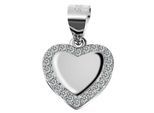Kettenanhänger ADELIA´S "Anhänger – Herz Herzanhänger aus 925 Silber mit Zirkonia", silber, Schmuckanhänger, Damen, Silber 925 (Sterlingsilber), Kettenanhänger, Perfekt zum Verschenken an besondere Menschen