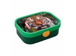 Lunchbox MEPAL "Brotdose Campus 700 ml", grün (wild tiger), ABS-Kunststoff, Lebensmittelaufbewahrungsbehälter, Lunchbox