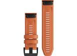 GARMIN Wechselarmband "Ersatzarmband QuickFit 26 mm Silikon", orange, Uhrenarmbänder