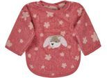 Lätzchen STERNTALER "Ärmellätzchen Hase Hanni", Baby, rosa (perlrosa), Baumwolle, Lätzchen, Made in Europe