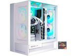 COUGAR Gaming-PC "OmnyX", weiß, Microsoft Windows 11 Home (64 Bit), 64 GB RAM 2.000 GB SSD, Desktop-PCs, Windows 11, DDR5 RAM, Wasserkühlung