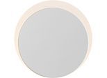 LED Wandleuchte "SUN-B", weiß, 1, Ø 15cm H: 4cm, 1 Stk., HELL HÖLLISCH GUTES LICHT, Leuchten, Touchdimmer, 3-Stufen dimmbar, IP54, LED Wandleuchte